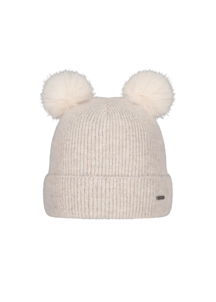 Ursama Beanie Mädchenmütze aus Kunstpelz mit Ohren