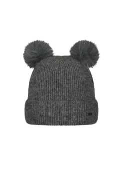 Ursama Beanie Mädchenmütze aus Kunstpelz mit Ohren