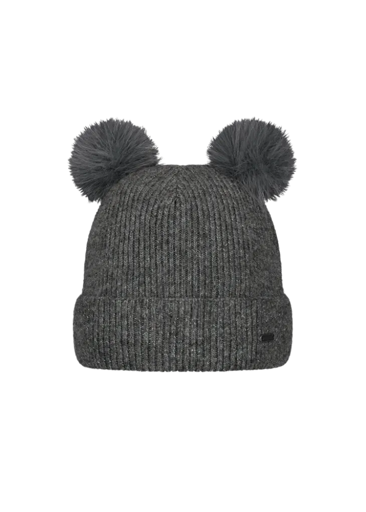 Ursama Beanie Mädchenmütze aus Kunstpelz mit Ohren