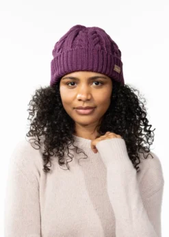Zirani Beanie Zopfmuster-Strickmütze